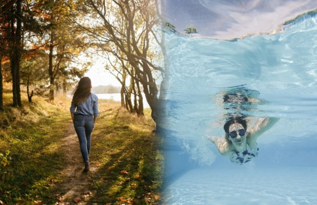 mujer-caminando-nadando