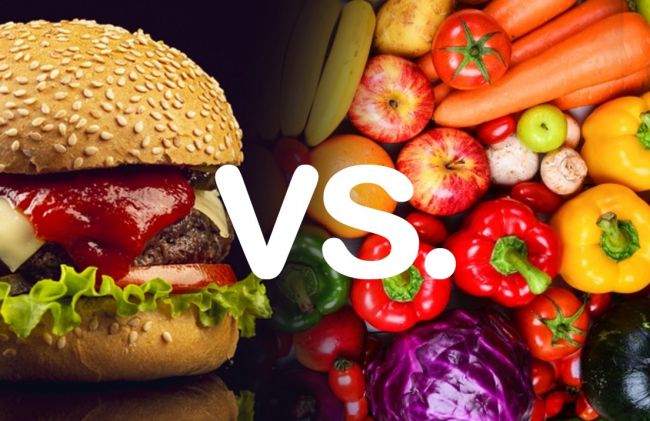 hamburguesas-manzanas-zanahorias-pimiento-rojo-amarillo