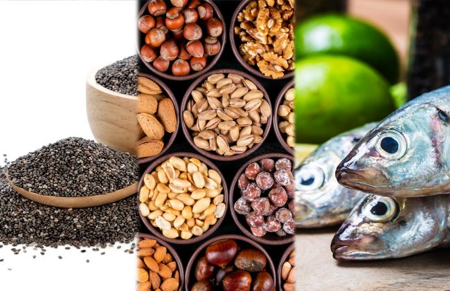 semillas-chia-pistachos-pescado