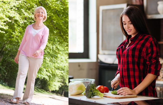 mujer-caminando-cocinando