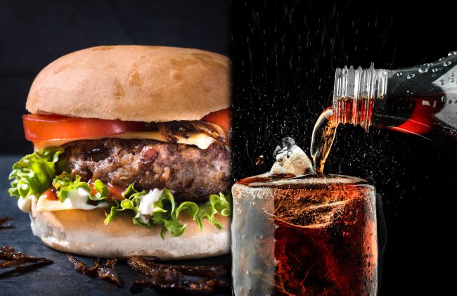 hamburguesa-gaseosa-cola