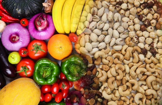 tomate-pimiento-platano-castanias-pistachos