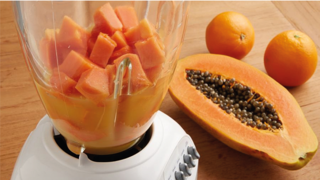 preparación-de-jugo-de-papaya