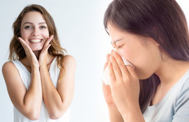 mujer-estornudando-mujer-feliz