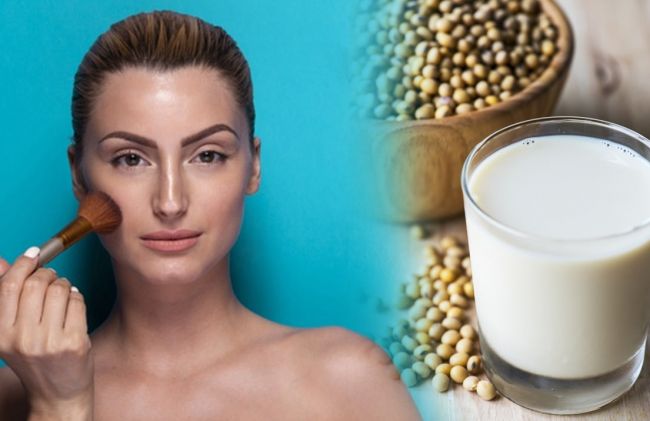 mujer-rostro-leche-soja