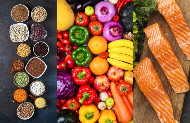 legumbres-banana-salmon