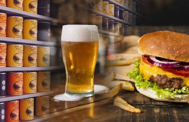 latas-cerveza-hamburguesa