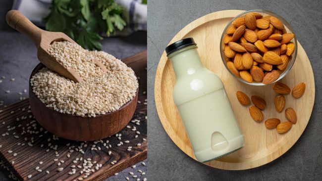 semillas-almendras-leche