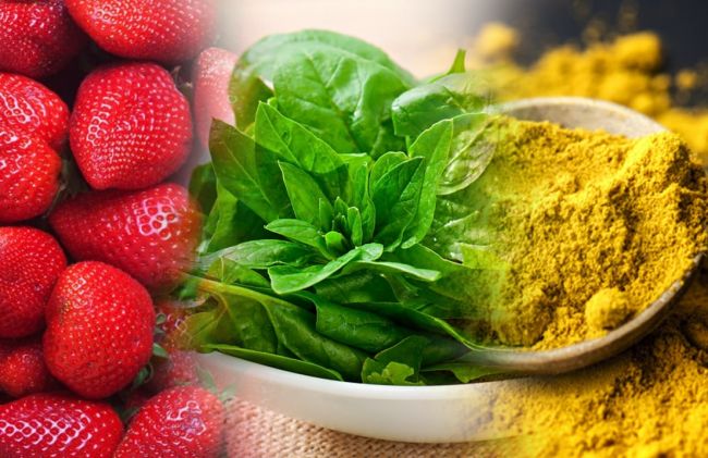 fresas-espinaca-curcuma