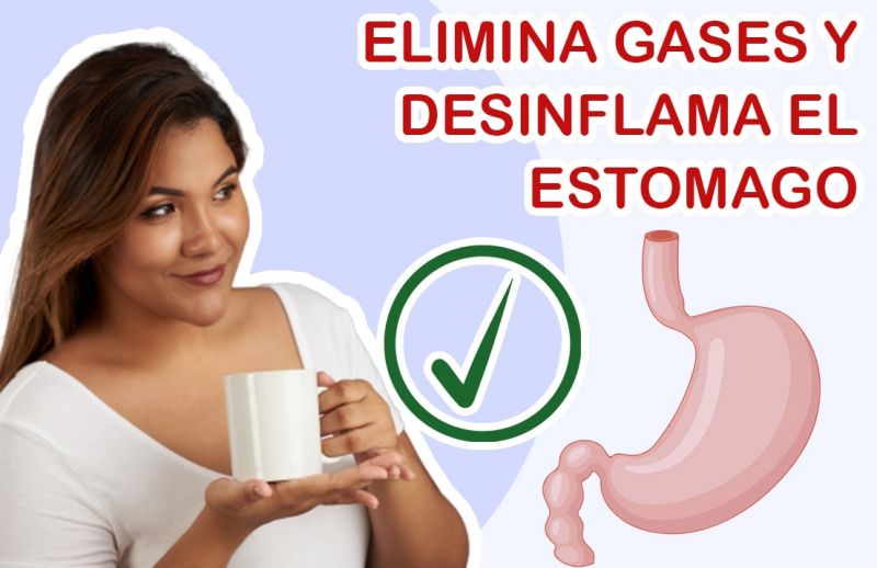 Té para Desinflamar el Estómago, Aplanar el Vientre y Eliminar Gases