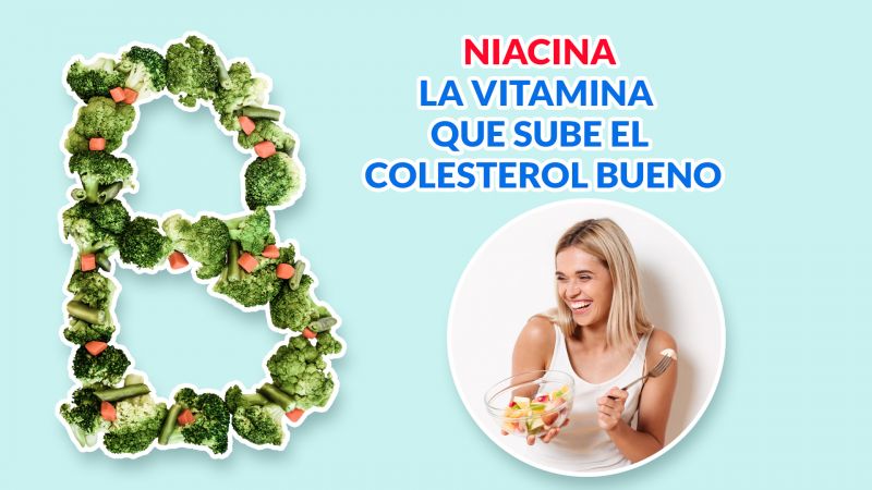 Niacina, la vitamina que sube el Colesterol Bueno ¿Cómo se consume?