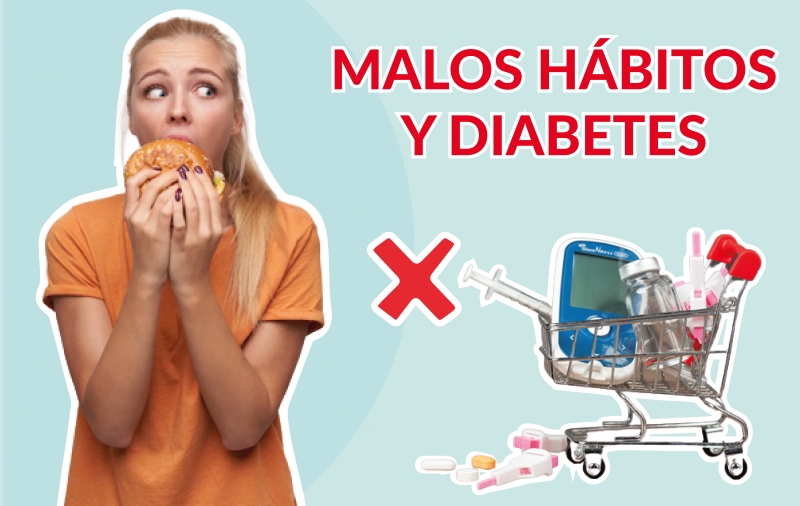 5 malos hábitos que desarrollan la diabetes