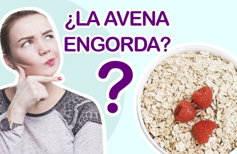 La avena engorda ¿Es cierto?
