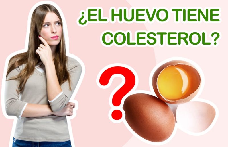 ¿El huevo tiene colesterol?