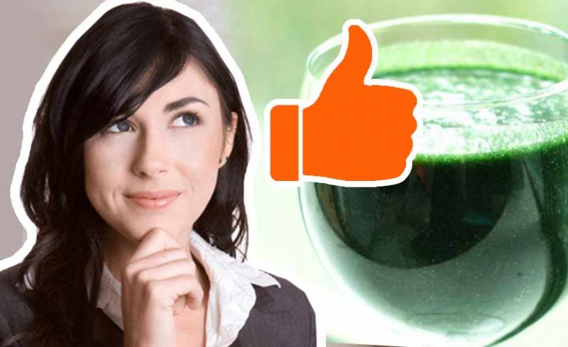 Batido Verde de naranja para combatir la Anemia