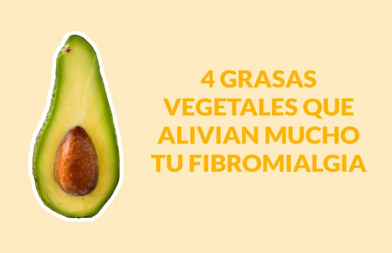 4 Grasas Vegetales que alivian mucho tu Fibromialgia