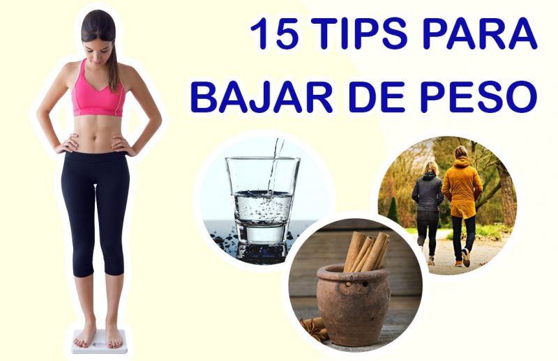 15 Tips para Bajar de Peso