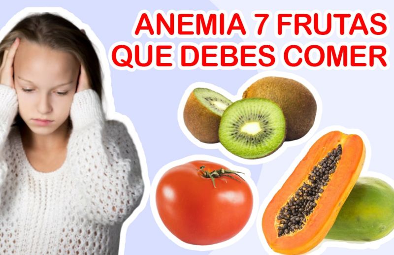 Anemia: 7 Frutas que debes Comer