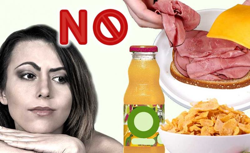 5 Peores Alimentos para el Desayuno