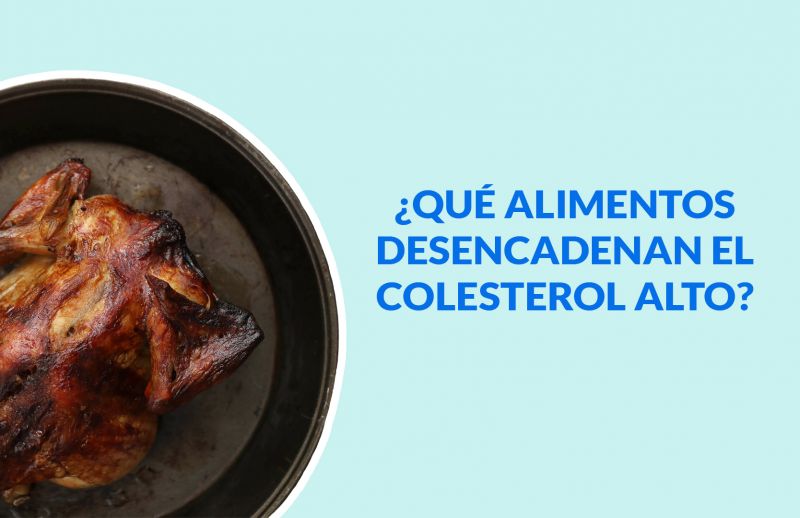 ¿Qué alimentos desencadenan el Colesterol Alto?