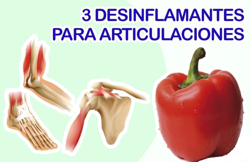 3 Desinflamantes Naturales para las Articulaciones