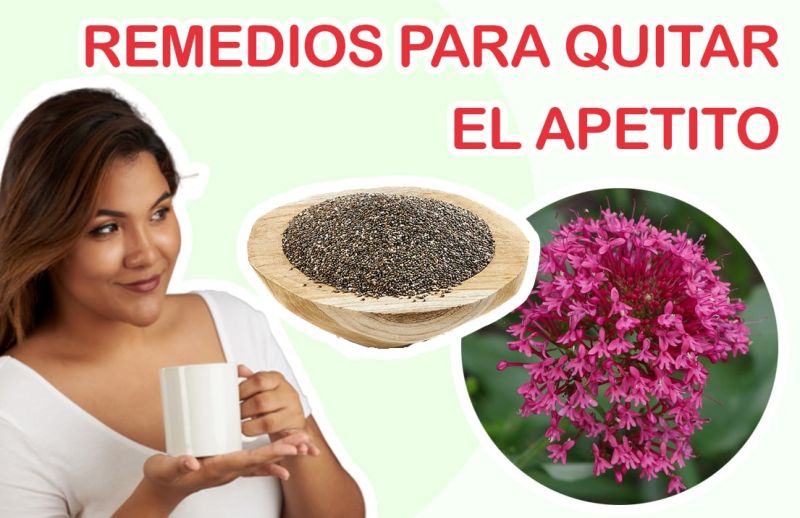 Remedios para quitar el apetito, hambre y ansiedad