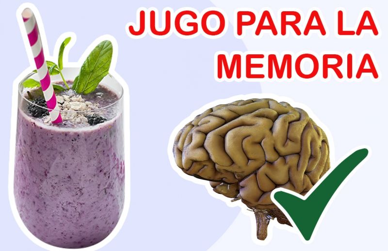 Jugo para la Memoria Remedio casero