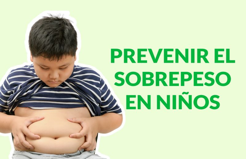 ¿Cómo prevenir o reducir el sobrepeso en tus hijos?