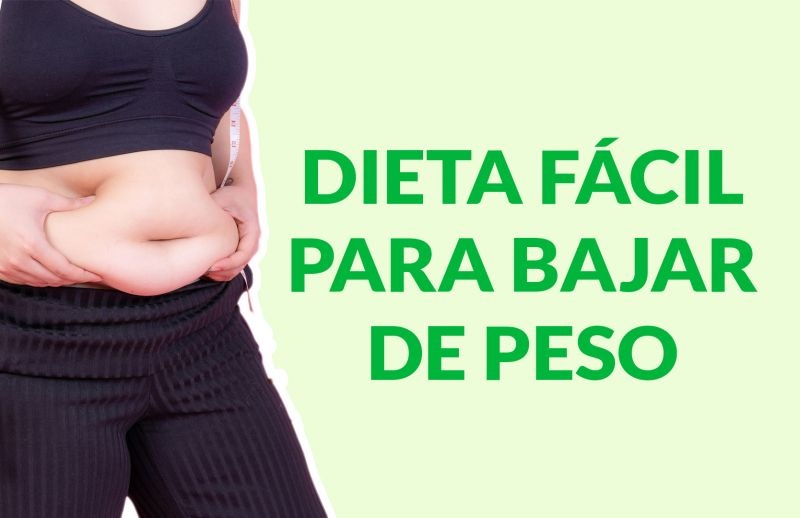 ¿Cómo Bajar de Peso rápido? La Dieta más fácil de seguir...